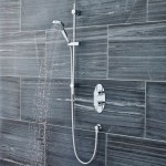 Ultra Quest Oval Concealed Thermostatic Twin Shower Valve &amp; Slide Rail Kit with Multi-Function Water Savin