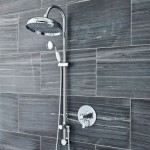 Ultra Traditional Dual Concealed Thermostatic Shower Valve &amp; Rigid Riser Kit with Concealed Elbow