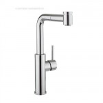 Crosswater Cucina Ninety Side Lever Kitchen Mixer with Pull Out Spray Swivel Spout