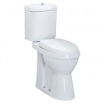 Milano White Disabled Comfort Height Doc M WC Toilet &amp; Cistern