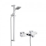 Milano Thermostatic Bath Shower Mixer with Slide Rail Kit