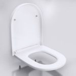 D Shape Square Edge Soft Close & Quick Release Toilet Seat