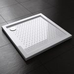 4A01W 100x100x4 AR – Square Acrylic Tray Gripy Non Slip (LUCIA)