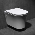 Rimless Wall Hung U Shape Toilet With Soft Close Seat | Aachen 304B