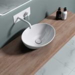 Ceramic Counter Top Small Oval Basin 410 x 330mm | Brussel 205