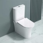 Comfort Height Close Coupled Toilet and Cistern With Soft Close Seat | Aachen 304T