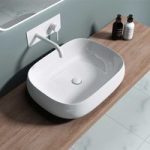 Counter Top Square Curved Bathroom Wash Basin 500 x 380mm | Brussel 5105