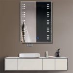 LED Bathroom Mirror with Shaver Socket 50x70cm