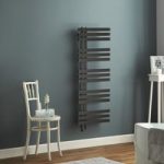 Black Heated Towel Rail Radiator 1200 x 500mm – Cobham