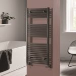 Towelrads Pisa Anthracite Towel Radiator 1200 x 600mm