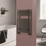 Towelrads Pisa Black Towel Radiator 800 x 500mm