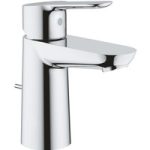 Grohe BauEdge Cloakroom Mono Basin Mixer Tap with Waste – Chrome