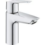 Grohe QuickFix Start SilkMove EnergySaving Cloakroom Mono Basin Mixer Tap with Waste – Chrome