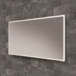 Rectangular Heated Bathroom Mirror with Lights 700 x 1200mm- HiB Air 120