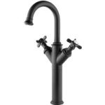 Black Crosshead Tall Mono Basin Mixer Tap – Camden