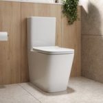 Close Coupled Rimless Closed Back Toilet with Soft Close Seat – Albi