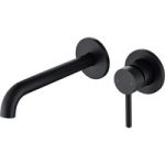 Black Wall Mounted Bath Mixer Tap – Arissa