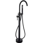 Black Freestanding Bath Shower Mixer Tap – Arissa