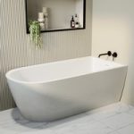 Freestanding Single Ended Right Hand Corner Bath 1650 x 800mm – Amaro