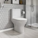 Close Coupled Short Projection Toilet with Soft Close Seat – Portland