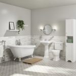 Traditional 1690mm Freestanding Slipper Bath Suite with Toilet & Basin – Park Royal