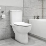 Close Coupled Rimless Short Projection Toilet with Soft Close Slim Seat – Venice