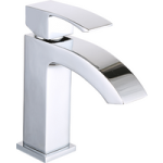 Chrome Cloakroom Mono Basin Mixer Tap – Wave