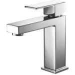 Chrome Mono Basin Mixer Tap – Cube