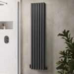 Anthracite Vertical Double Panel Radiator 1600 x 360mm – Margo