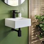 Cloakroom Matt Wall Hung Basin 330mm – Houston