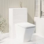 500mm White Back to Wall Toilet Unit Only – Pendle