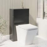 500mm Dark Grey Back to Wall Toilet Unit Only – Pendle