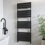 Black Towel Radiator 1600 x 600mm – Tundra