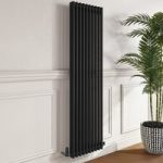 Black Vertical 2 Column Radiator 1600 x 470mm – Nambi