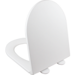 Matt White Round Soft Close Toilet Seat – Newport