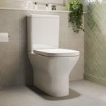 Close Coupled Rimless Closed Back Toilet with Soft Close Seat – Palma