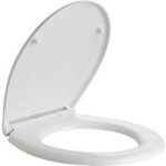 White Round Soft Close Toilet Seat with Quick Release – Ripley