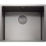 Rangemaster Spectra Single Bowl Graphite Stainless Steel Kitchen Sink